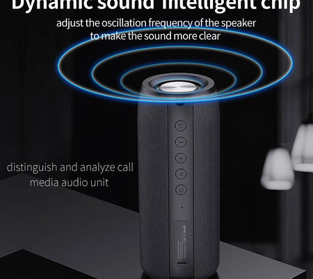 Waterproof Bluetooth Speaker Portable Wireless Speaker with Loud Stereo Sound, Blue