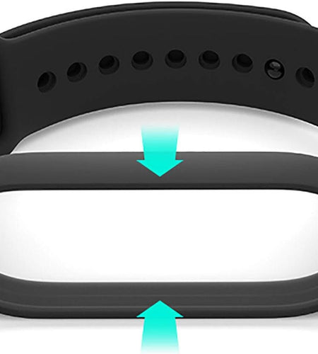 Replacement Bands Compatible with Xiaomi Mi Band 6/Xiaomi Mi Band 5/Amazfit Band 5, Soft Silicone Wristbands, Sport Adjustable Wrist Strap for Women Men