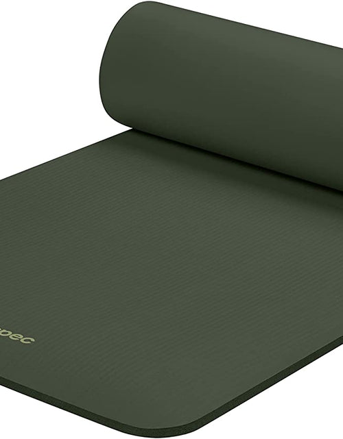 Load image into Gallery viewer, Solana Yoga Mat 1" &amp; 1/2" Thick W/Nylon Strap for Men &amp; Women - Non Slip Exercise Mat for Yoga
