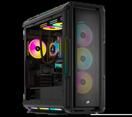 VENGEANCE I8200 Icue Link Edition Gaming PC - Liquid Cooled Intel Core I9 14900KF CPU - NVIDIA Geforce RTX 4090 Graphics - 64GB  DOMINATOR TITANIUM RGB DDR5 Memory