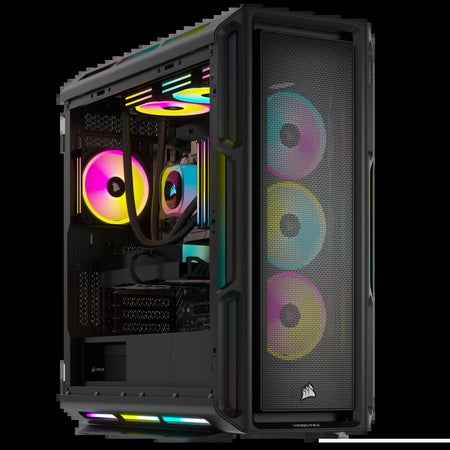 VENGEANCE I8200 Icue Link Edition Gaming PC - Liquid Cooled Intel Core I9 14900KF CPU - NVIDIA Geforce RTX 4090 Graphics - 64GB  DOMINATOR TITANIUM RGB DDR5 Memory