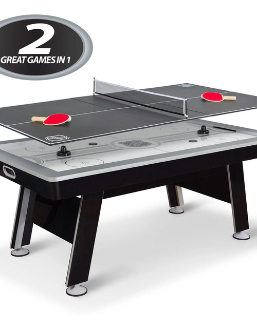 Load image into Gallery viewer, 80” Power Play 2-In-1 Air Hockey Table with Table Tennis Top
