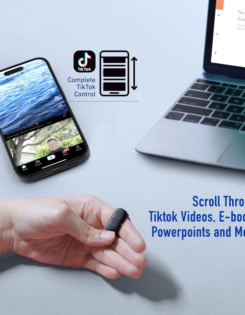 Load image into Gallery viewer, Smart Remote Ring, Bluetooth Tiktok Scrolling Ring

