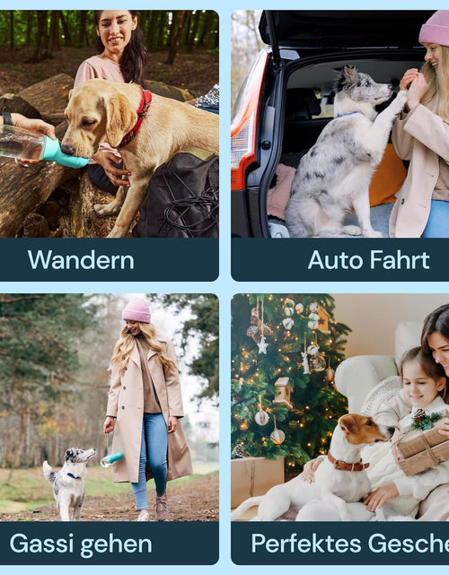 Load image into Gallery viewer, Dog Water Bottle, Lightweigh, Leak Proof Portable Travel Dog Water Dispenser - Perfect Puppy Drinking Bowl on the Go for Outdoor Walking and Hiking - Pet Accessories (19Oz, Blue)
