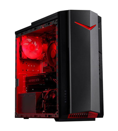 Nitro Gaming Desktop Computer Intel I5-12400F 16 GB RAM 1 TB HDD 512 GB SSD NVIDIA RTX 3060
