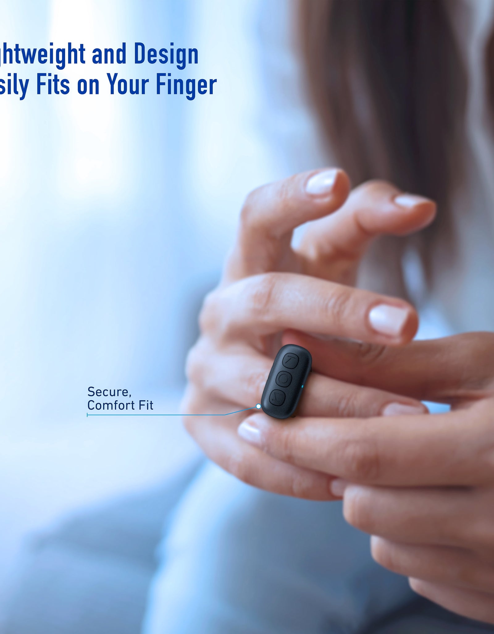 Smart Remote Ring, Bluetooth Tiktok Scrolling Ring