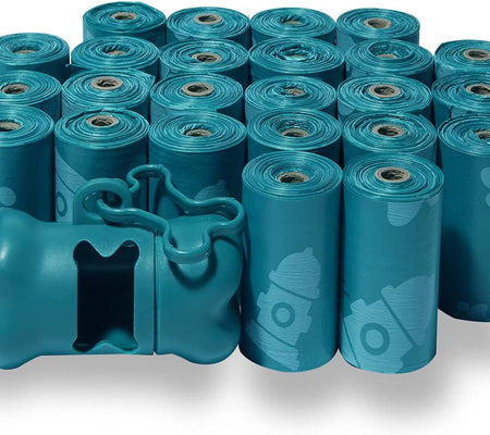 Dog Poop Bags for Waste Refuse Cleanup, Doggy Roll Replacements for Outdoor Puppy Walking and Travel, Leak Proof and Tear Resistant, Thick Plastic