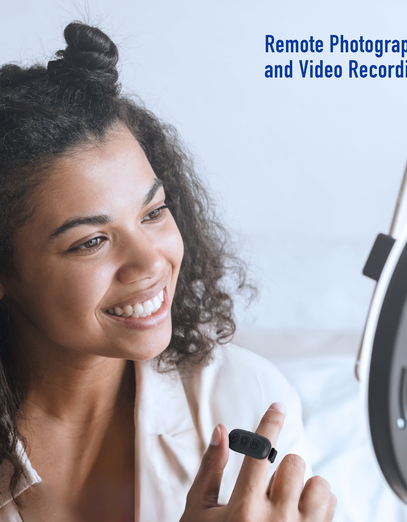 Smart Remote Ring, Bluetooth Tiktok Scrolling Ring